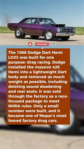This Dodge Dart Was Built for the Drag Strip