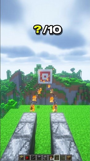 How to Make an Easy Fire Cannon in Minecraft – Redstone | CupSapling #minecraft #redstone #shorts