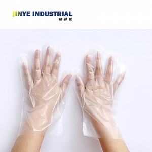 [Hot Item] Disposable Clear Plastic Gloves, Disposable Polyethylene Work Gloves