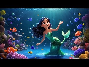 Four Little Mermaids Sing Under Sea | Magical Song for Kids | Nursery Rhymes and Early Learning