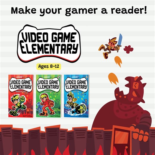 Rare loot drops? Monsters in the halls? An after-school swords team? Welcome to Video Game Elementary, the epic chapter book series that gets kids excited about reading! | Video Game Elementary