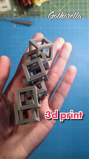 Exploring 3D Printing: Creating Chain Segments and Cubes