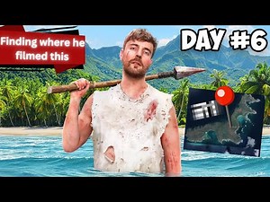 Finding where MRBEAST filmed '7 days Stranded On An Island'