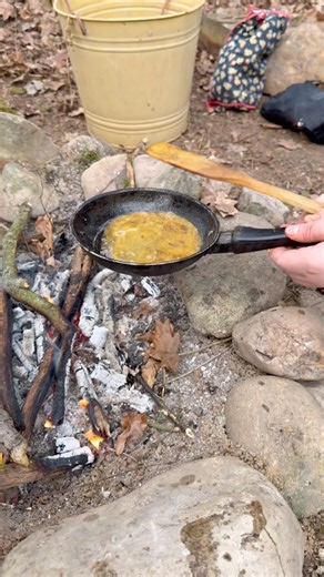 Cooking in the wilderness #cooking #outdoors #bushcraft
