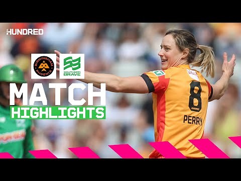 Perry & Mandhana BATTLE in tense finish! 💪 Birmingham Phoenix v Southern Brave Highlights