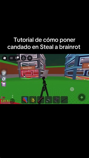 Cómo usar el candado en Steal a brainrot en Roblox