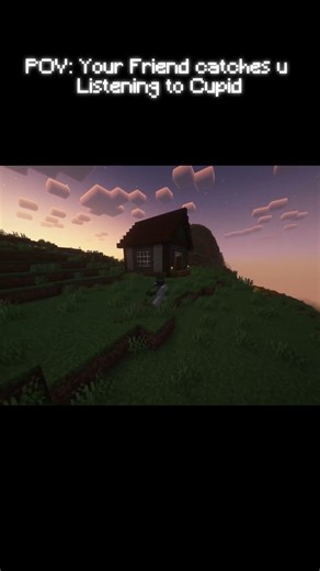 My friend caught me Singing Cupid 😭 In Minecraft #fypシ゚viral #minecraft #memes