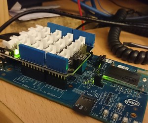 Intel Edison Temperature Controlled Relay