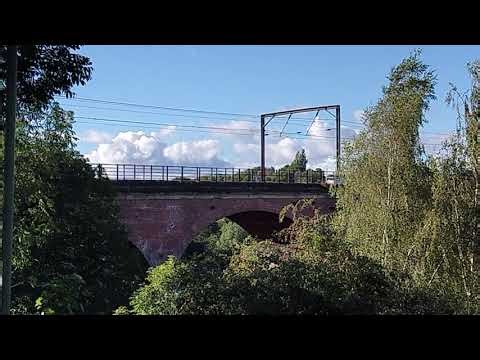 Class 92 light loco movement Wembley intercity depot to Edinburgh, United viaduct Chester le Street
