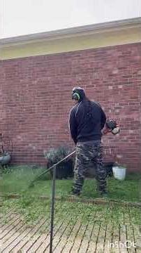 Weed eating #asmr #mower #grass #visual #lawn #work #weeding #weedeater #landscape #machine #visual