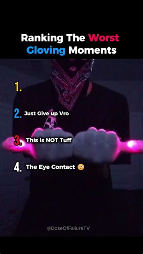 Ranking Gloving Disasters From Bad to WORSE #gloving #ranking #fail #shorts #giveaway