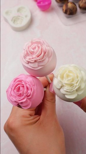 Flower Cake Pops for Mother’s Day!🌸🩷