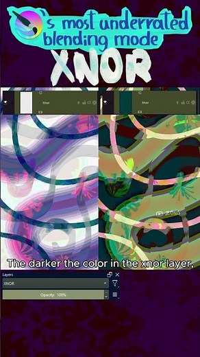 XNOR blending mode in krita!❗️!❗️#krita