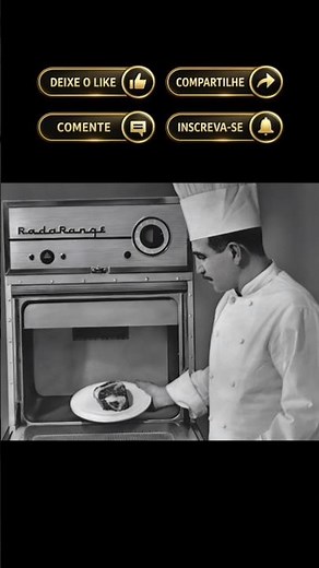 INVENÇÃO DO MICROONDAS! 😲 #curiosidades #história #viral #ciência