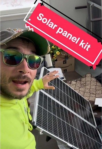 Solar Panel Kit for Off-Grid Camping and Outdoor Use