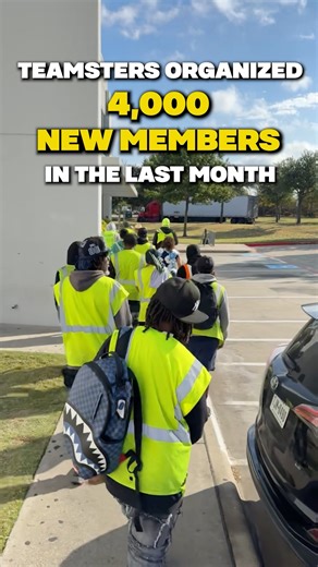 In the last month alone, the Teamsters Union has organized 4,000 new members across diverse industries. From warehouse workers at Amazon and UNFI to bus workers at Zum and First Student in Missouri, workers are organizing with the Teamsters in record numbers because life’s better in North America’s strongest union. | Teamsters