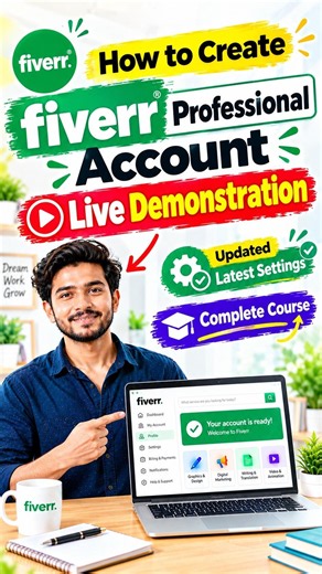 Fiverr Course For Beginners | Step By Step Guide | How To Work On Fiverr