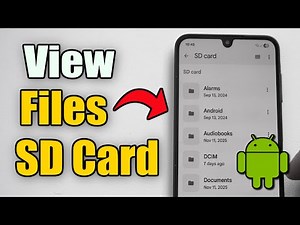 How to See the FILES on your SD Card on your Android Phone (Best Method)