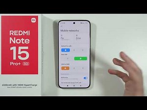 Redmi Note 15 Pro/Pro+ 5G: How to Choose SIM for Mobile Data