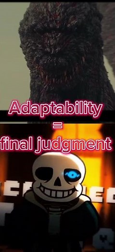 Shin godzilla vs sans