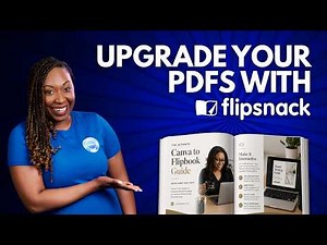 How to Make a Canva flipbook with Flipsnack