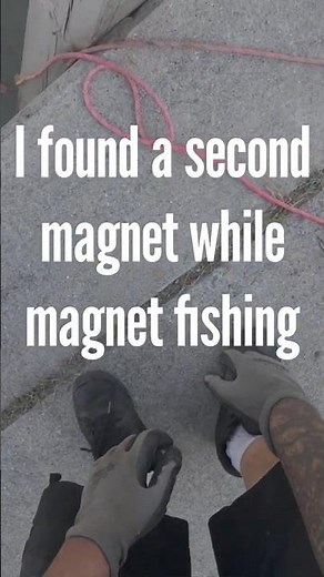 How to free a stuck magnet Part 3 #magnetfishing #fishing #treasuresearch #treasurehunt #shorts