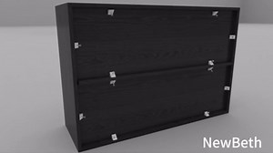 Amazon.com: NewBeth Wooden 5 Cube Storage Organizer with Closed Back Panel, Black Cube Shelf Heavy Duty Cubby Storage Organizer with Compartments for Living, Display Shelf : Home & Kitchen