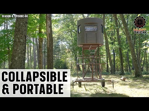 The World's First Completely Collapsible, Portable Hunting Stand Platform