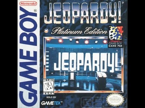 Game Boy Jeopardy! Platinum Edition ORIGINAL RUN Game #9