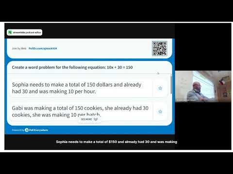 What's Happening in My High School Math Class? Part 1