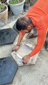 134K views · 94 reactions | Making Process of Durable Hexagonal Cement Garden Tiles | Amazing Things | Facebook