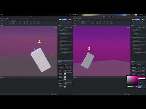 Team Create in my custom rust game engine (Roblox Studio Clone) (Rust Game Engine) (Tessera Engine)