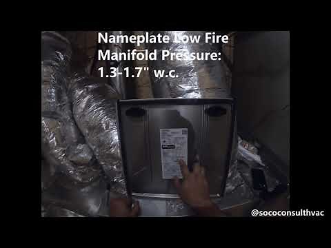 Adjusting Gas Manifold Pressure On A 2 Stage Gas Furnace