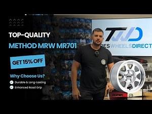 Method Wheels MR701 | 17x8.5 | 8x6.5 | Machined Clear Coat | Tires and Wheels Direct