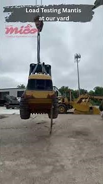 Load Testing Mantis Crane at Our Yard