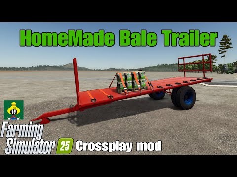 HomeMade Bale Trailer / FS25 crossplay mod
