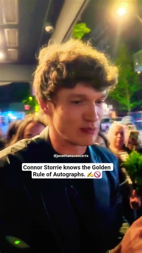 The one thing Connor Storrie will NEVER sign ✍️🚫 #connorstorrie #autographs