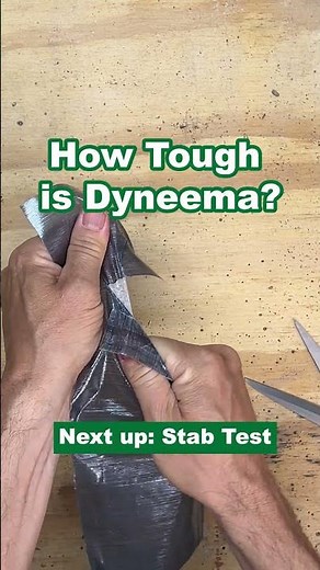 How tough is Dyneema? Lets test it.
