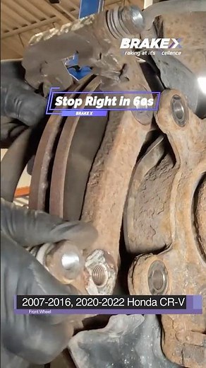 Honda CR-V Front Brake Service | 2007-2016 & 2020-2022 #hondacrv #DIYCarRepair #carrepair #brakepads