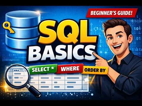 SQL Crash Couse for Beginners | SELECT , WHERE , ORDER BY Explained