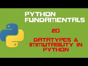 Datatypes & Immutability in Python