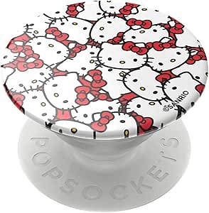 PopSockets: PopGrip with Swappable Top for Phones & Tablets - Hello Kitty - Kitties! (Gloss)