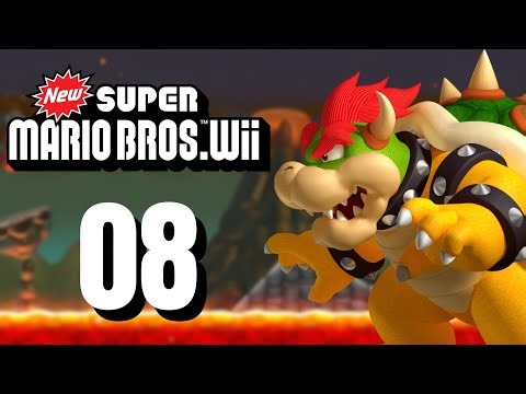 New Super Mario Bros Wii - World 8 Full Walkthrough (100% Complete)