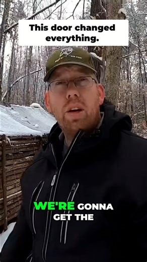 DIY Camp Door Build Fire, Breeze, and Perfect Setup #shorts #viral