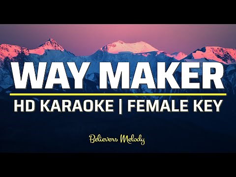 WAY MAKER | Karaoke - Female Key