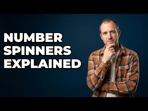 What Are Number Input Spinner Controls In HTML?