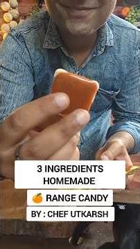 Don't Throw Orange Peels 🍊 Make This Viral Orange Candy Instead! #shorts