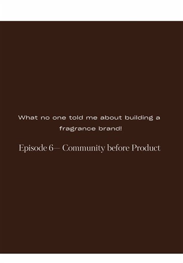 My mentor @theladygael laid so much emphasis on building people before products, and I finally understand why. I’m so grateful for my community every single day and this episode is for everyone rooting for me. Sign up now via the link in bio for first access. #perfumetiktok #fragrancetok #Parouge #brandstory #founderjourney