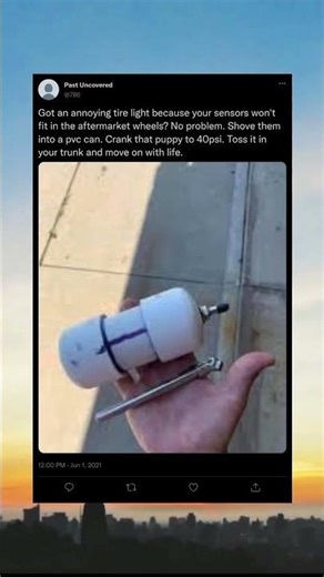 Tire Light Hack with PVC Solution#DIYHack #ViralShorts #Trending Now