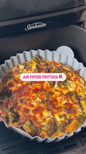 1.9M views · 13K reactions | Healthy, quick and delish - this is your newest brekkie go-to  ‍ Sunbeam Appliance ‍ SteamFry Air Fryer + Steam  Ingredients  6 eggs 1 onion 1/2 red capsicum 1 bunch broccolini 5 mushrooms 1/2 cup shredded cheese Salt & pepper #Sunbeam #LiveMoreEffortless #SteamFryAirFryer | Sunbeam Australia and New Zealand | Facebook